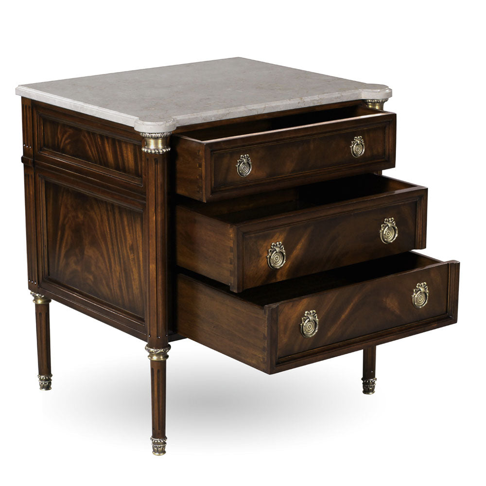 Nightstand Melissa, Marble Top | Jansen uk