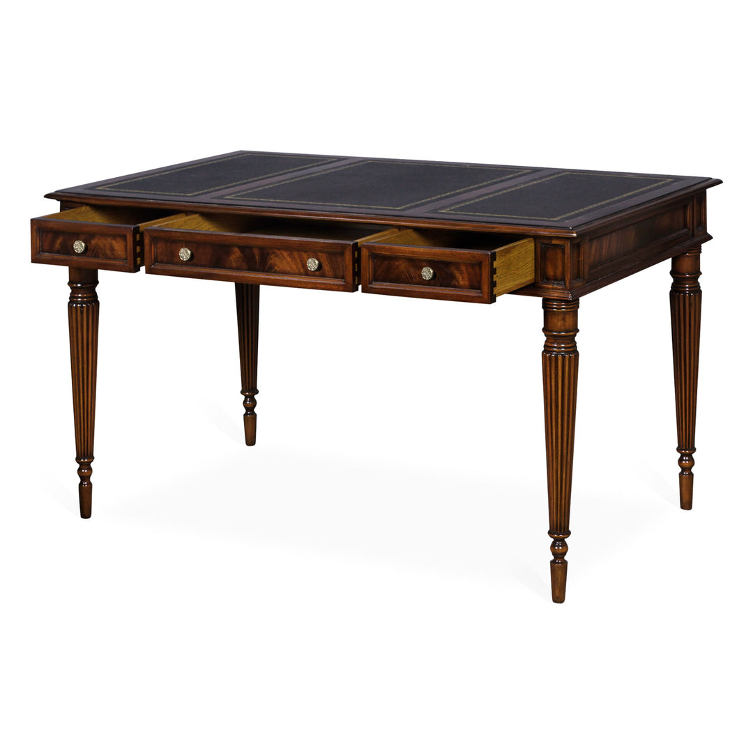Writing Desk Irene, Leather Top | Jansen uk