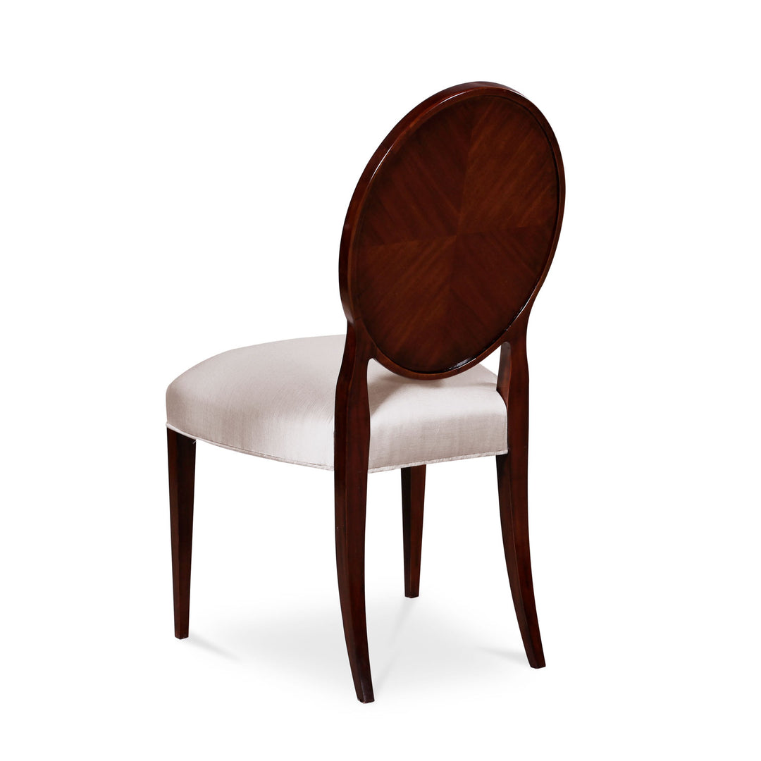 Side Chair Kadriyaa, Wooden Back Panel | Jansen uk