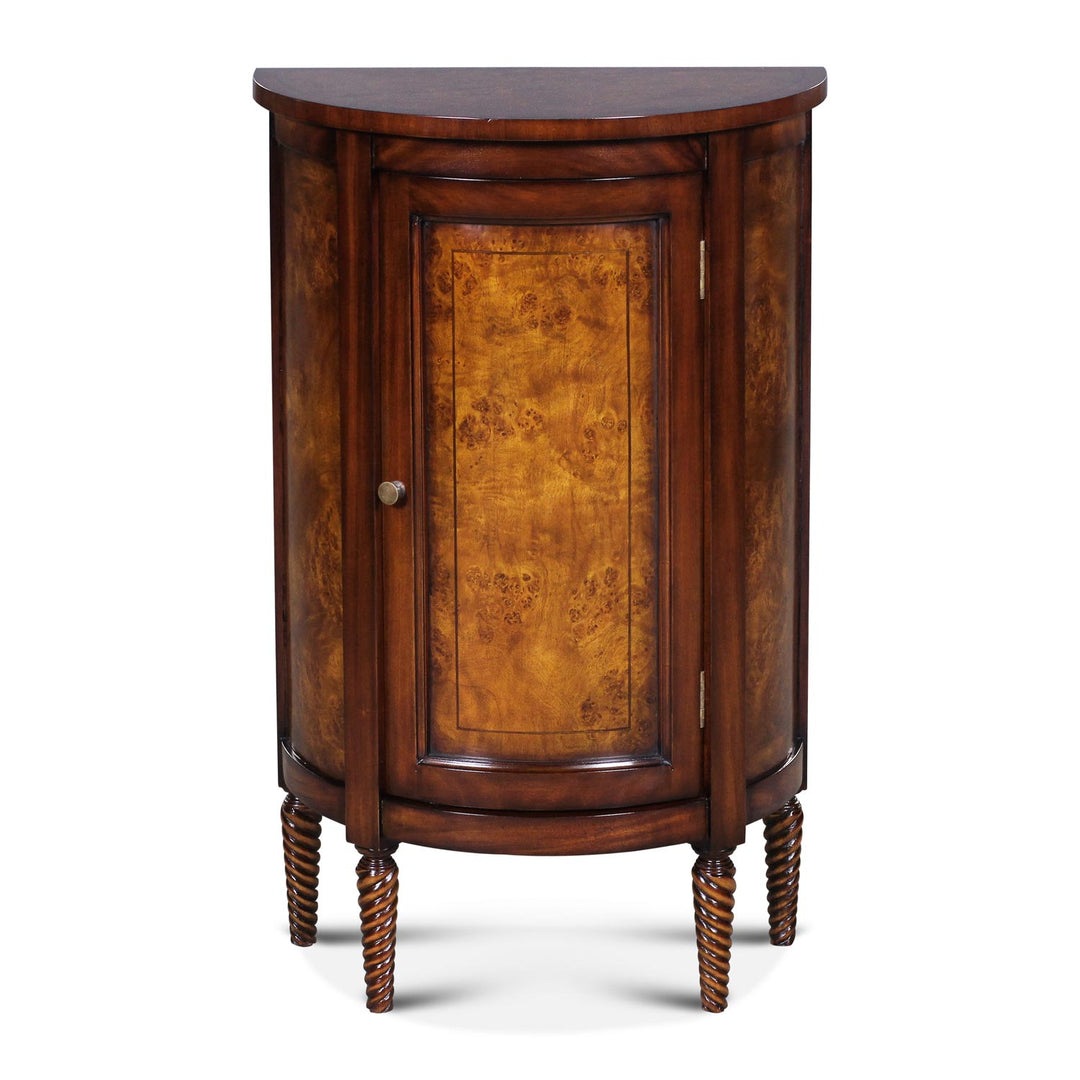 Half Round Side Cabinet, Burl | Jansen uk
