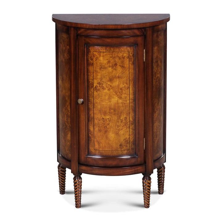 Half Round Side Cabinet, Burl | Jansen uk