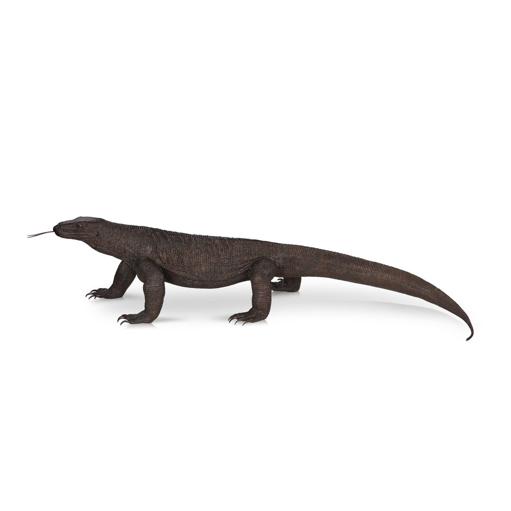Large Komodo Dragon Statue in Antique | Jansen uk