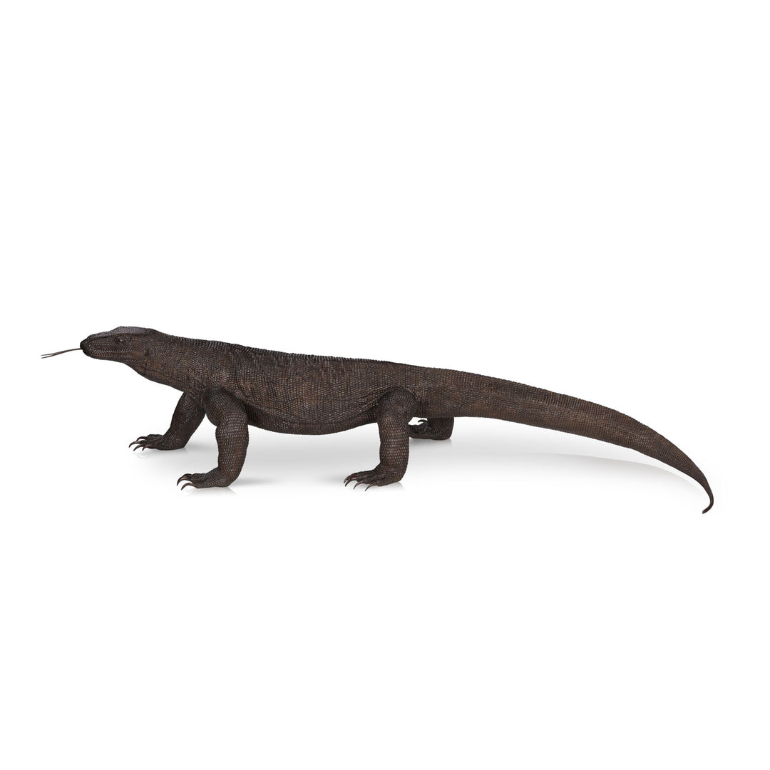 Large Komodo Dragon Statue in Antique | Jansen uk