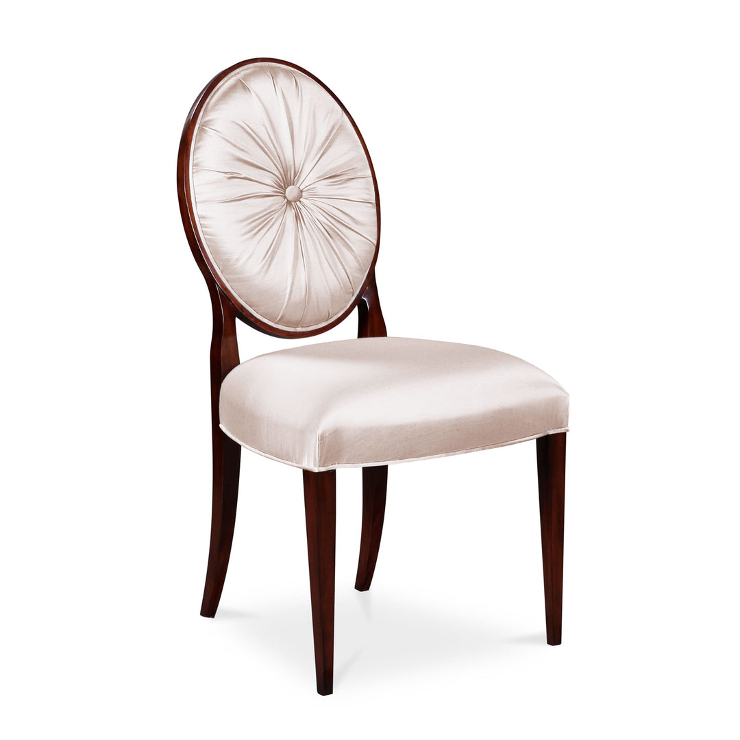 Side Chair Kadriyaa, Wooden Back Panel | Jansen uk