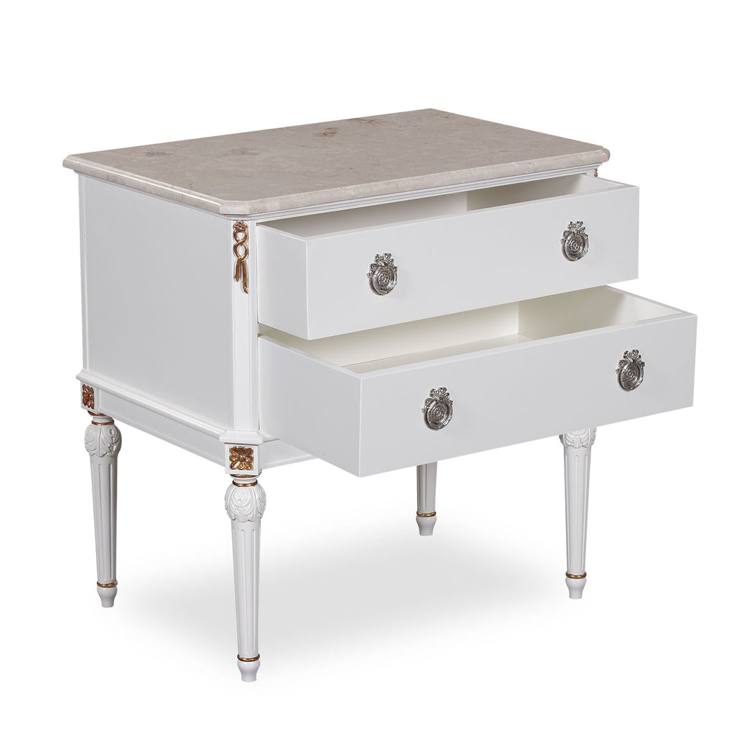 Nightstand Perugia, Marble Top | Jansen uk