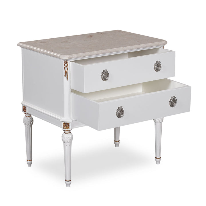 Nightstand Perugia, Marble Top | Jansen uk