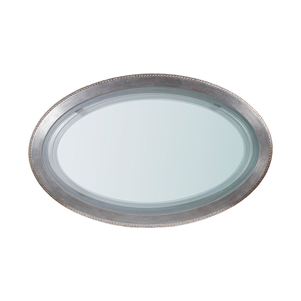 Oval Glass Top & Glass Bottom Coffee Table Philippe | Jansen uk