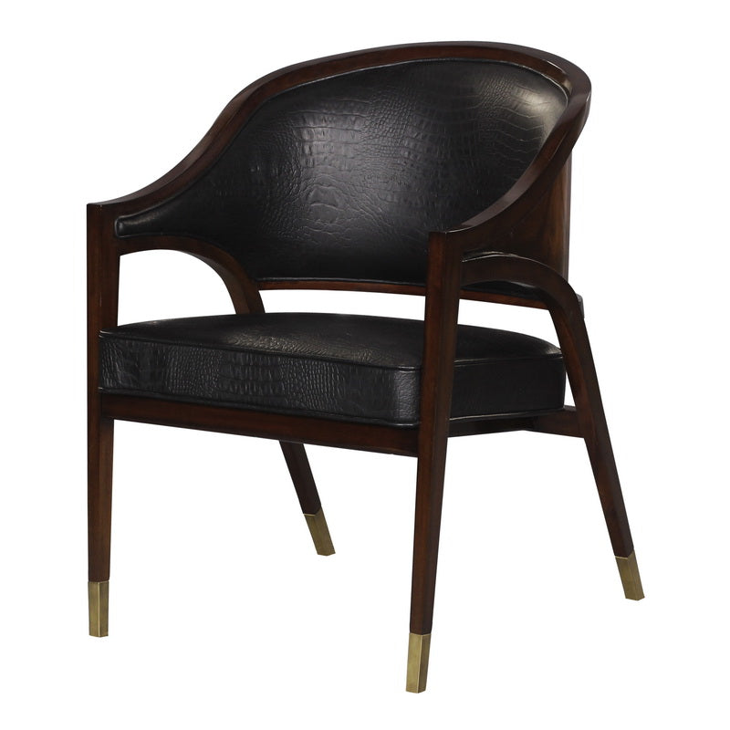 Chair Memphis, Swirl Back Panel, Mahogany Version | Jansen uk