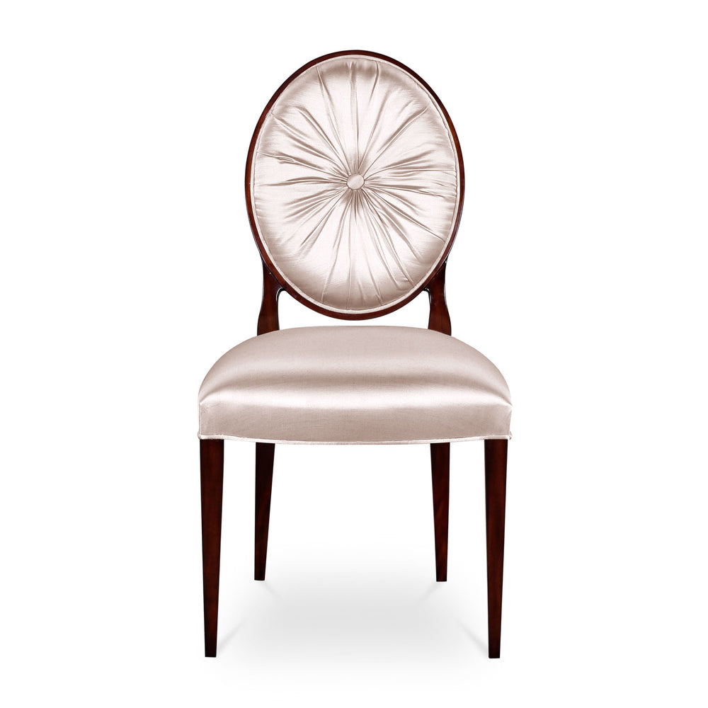 Side Chair Kadriyaa, Wooden Back Panel | Jansen uk