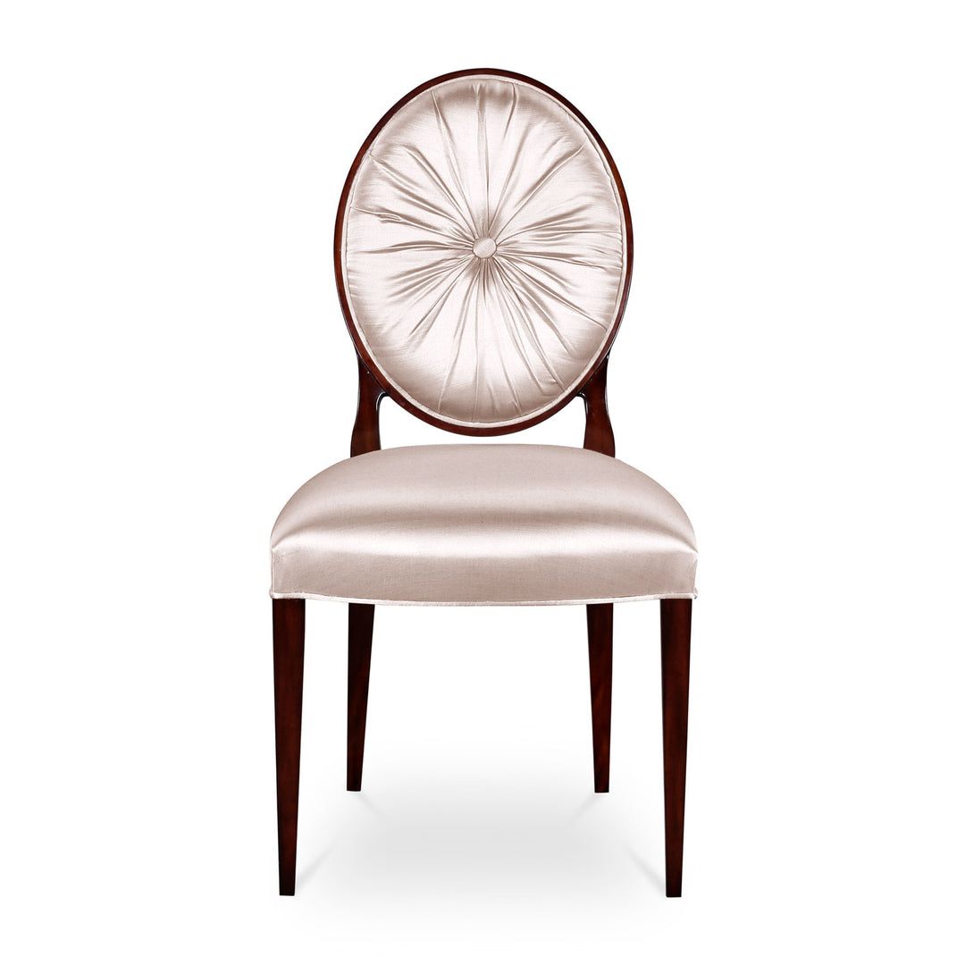 Side Chair Kadriyaa, Wooden Back Panel | Jansen uk