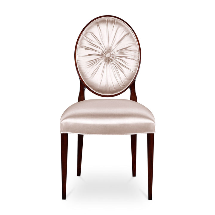 Side Chair Kadriyaa, Wooden Back Panel | Jansen uk