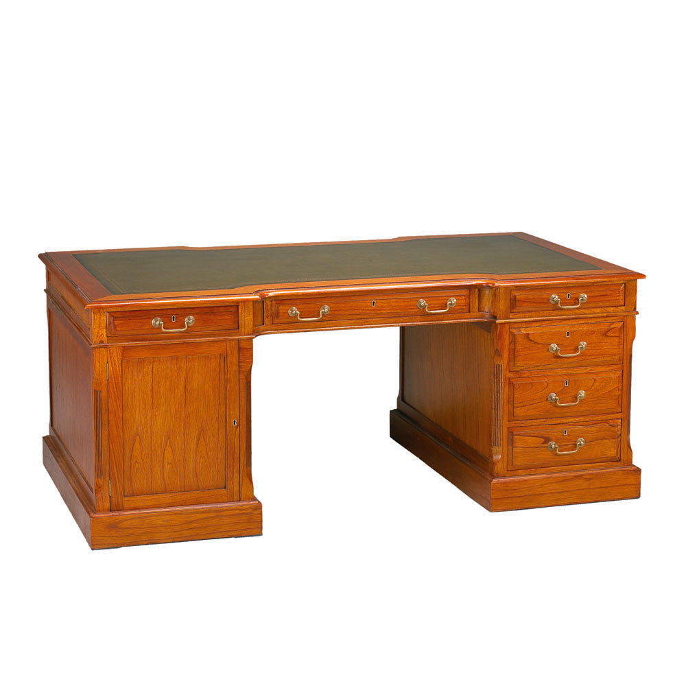 The Executive Partners Desk with Leather Top | Jansen uk