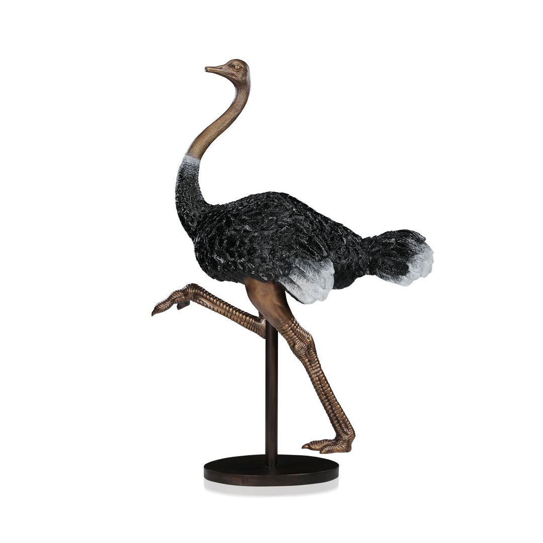 The Ostrich Statue in Antique | Jansen uk