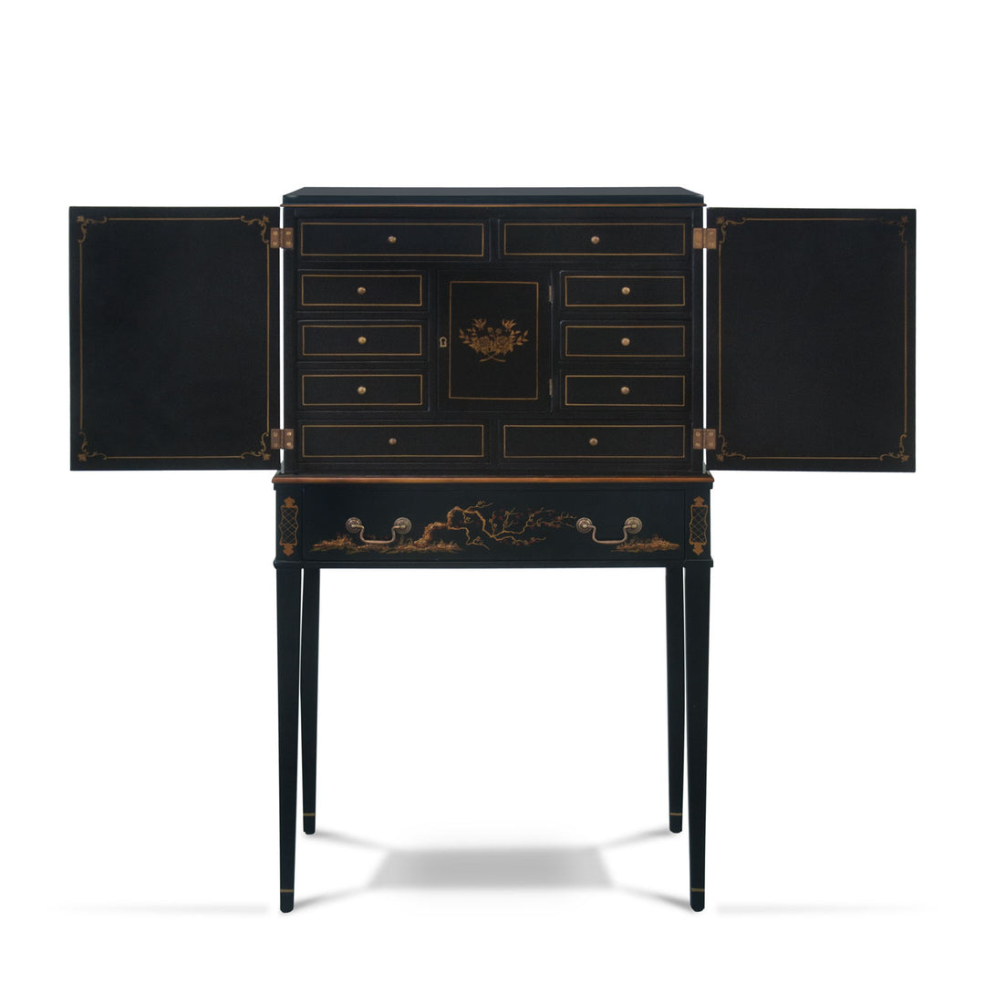 Chinoiserie Silver Cabinet | Jansen uk
