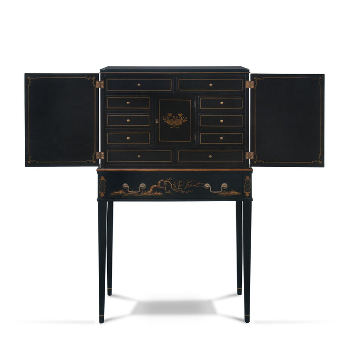 Chinoiserie Silver Cabinet | Jansen uk