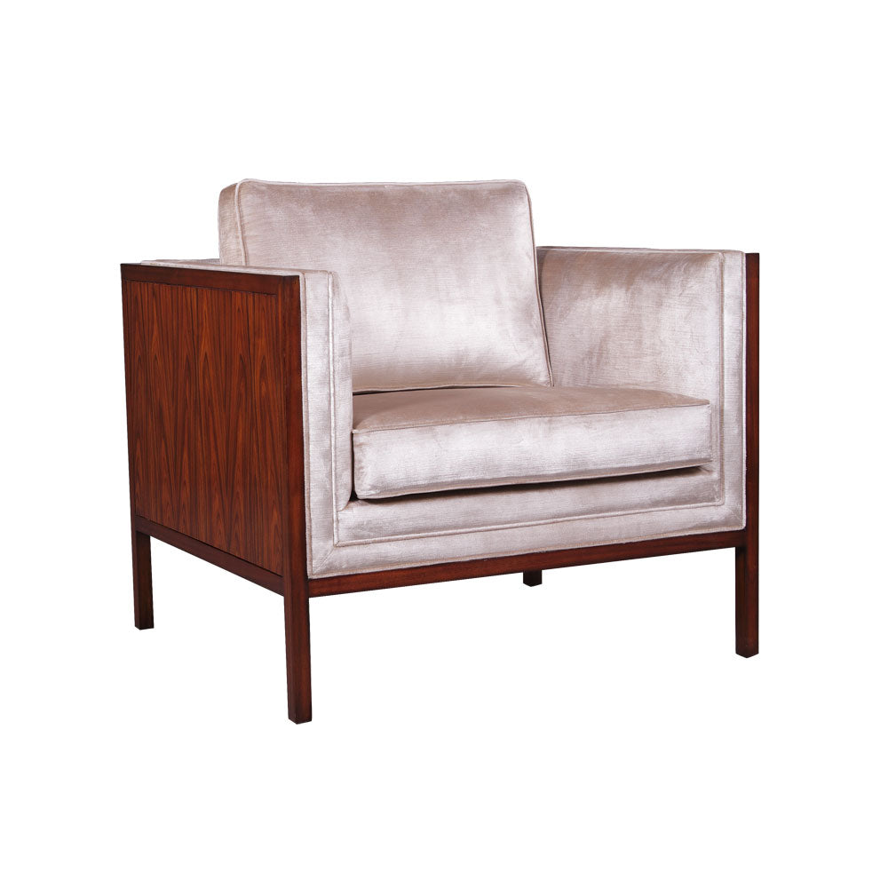 New Amsterdam Arm Chair, Wooden Panel | Jansen uk
