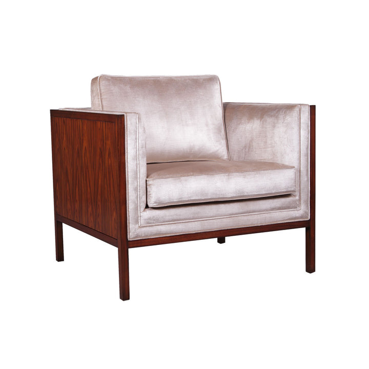 New Amsterdam Arm Chair, Wooden Panel | Jansen uk