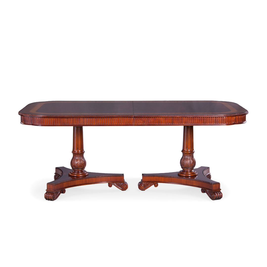 Dining Table Mullova - (212x115) Sliding Rails + Two Leaves of 50cm | Jansen uk