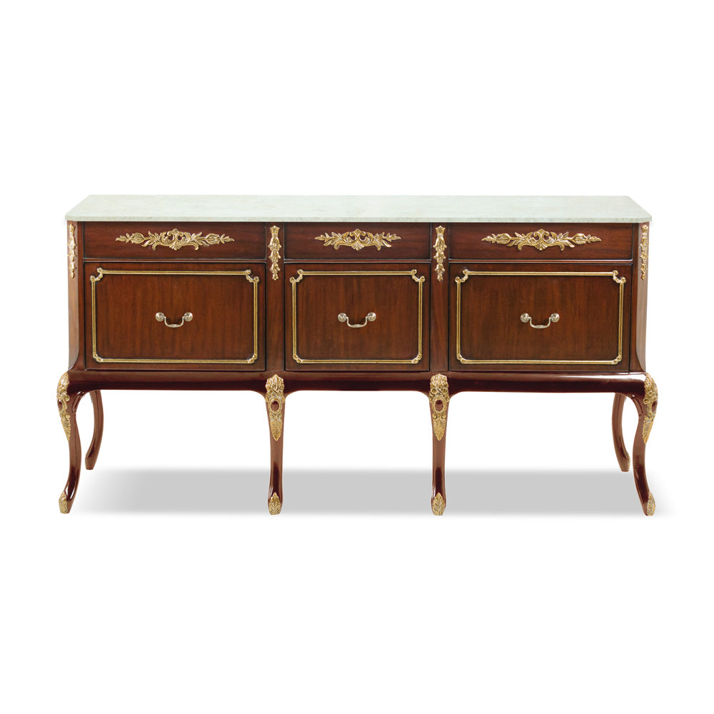 Cabriole Vanity, Marble Top | Jansen uk