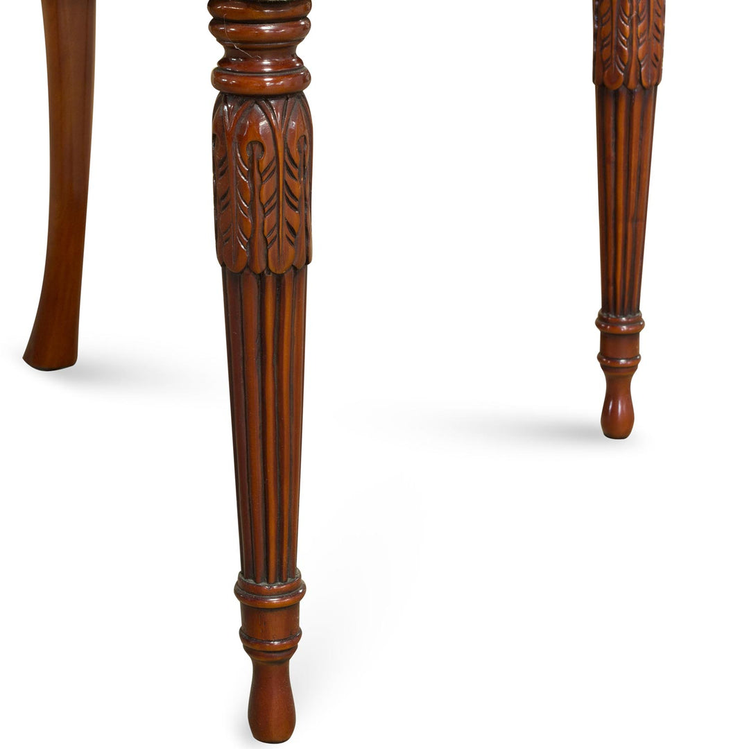 POW Featherback Side Chair, Carved & Upholstered Back Rest | Jansen uk