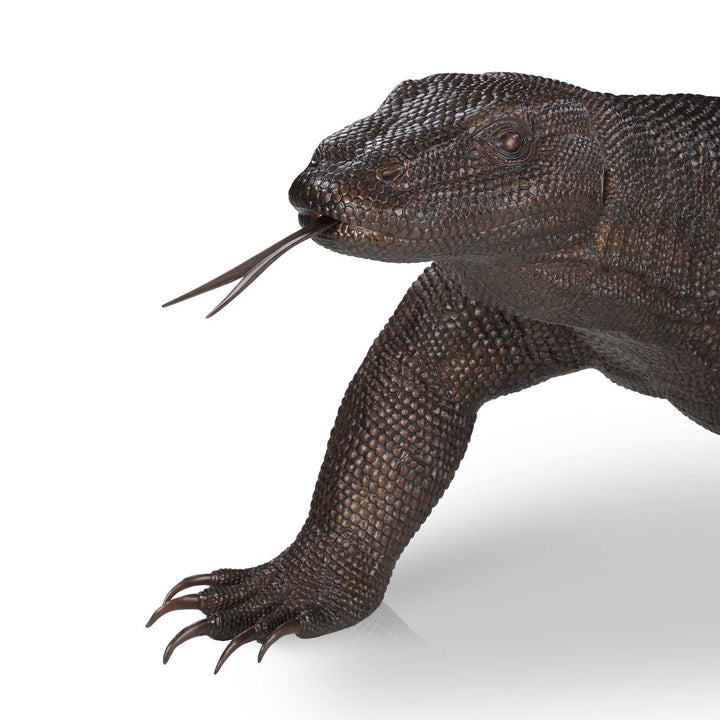 Large Komodo Dragon Statue in Antique | Jansen uk