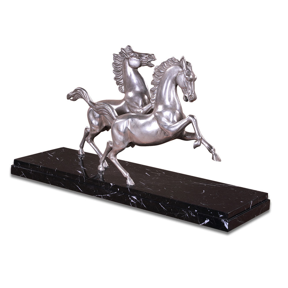 Horse #4 - Jansen Statue Silver image 0