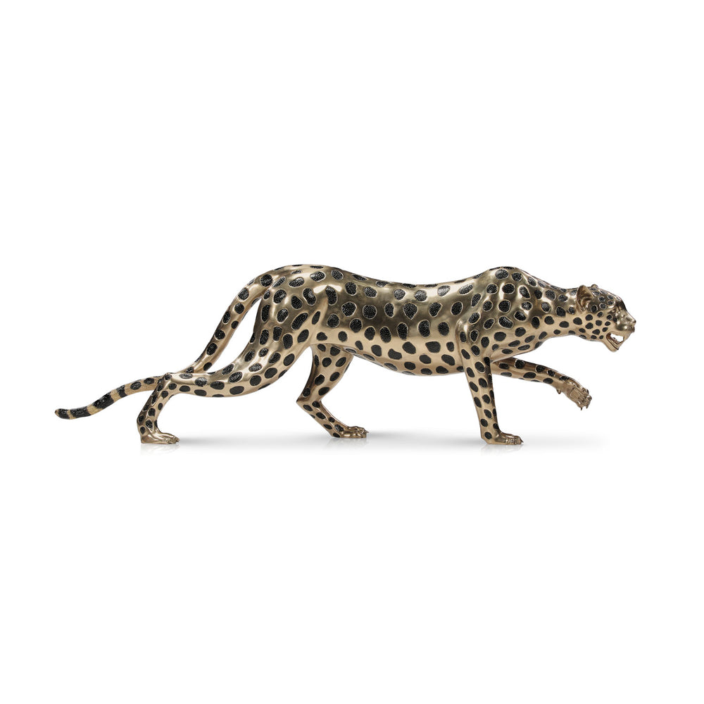 Cheetah #2 - Jansen Statue Polished with Black image 1