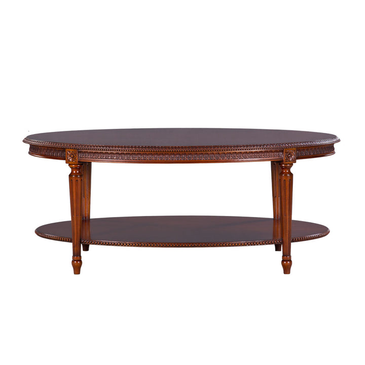 Oval Wooden Top Coffee Table Philippe | Jansen uk