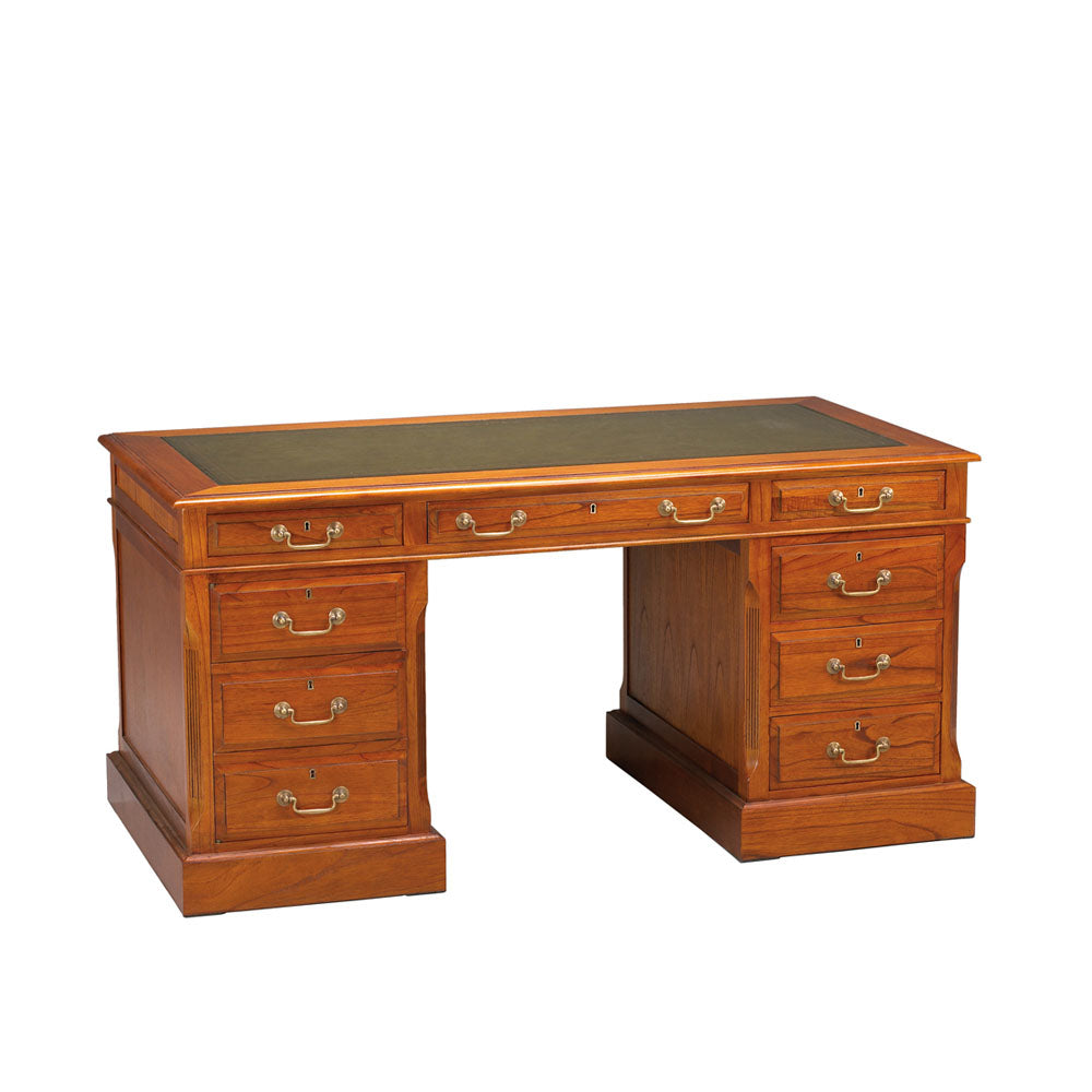 The Home Desk with Leather Top | Jansen uk