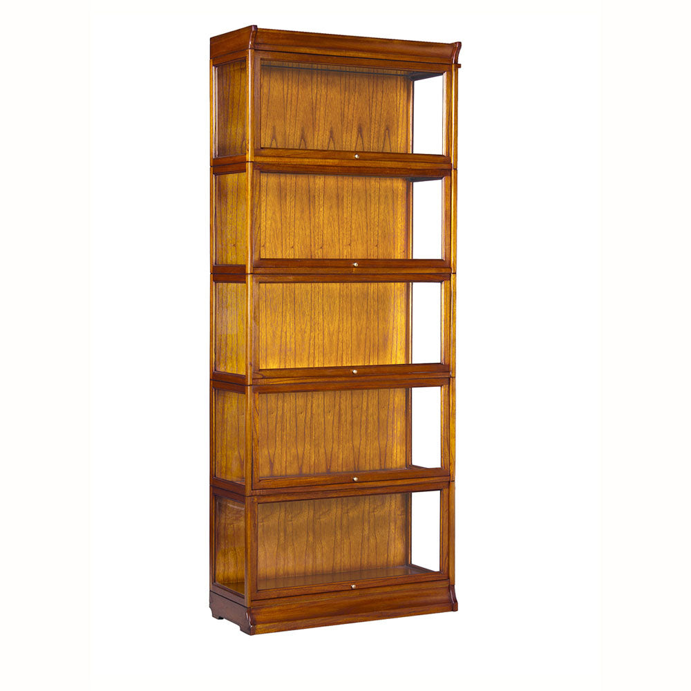 The 5 Stack Bookcase with Glass Door | Jansen uk