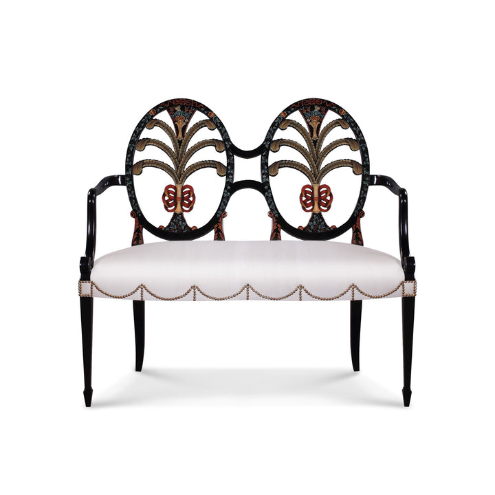 Two Seater Hepplewhite Oval Back | Jansen uk