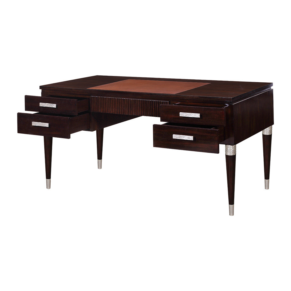 Alistair Desk, Leather Top | Jansen uk