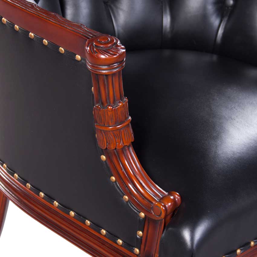 Fireside Chair, Model B, Leather | Jansen uk