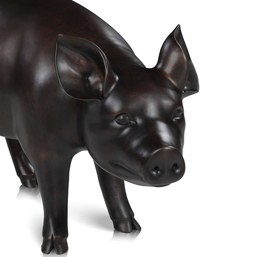 Pig #2 - Jansen Statue Antique image 3