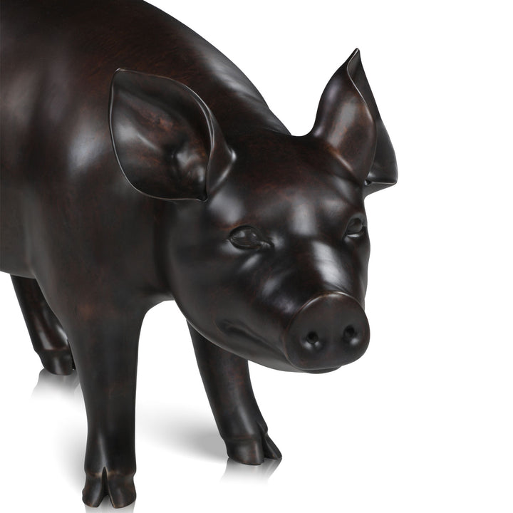 Pig #2 - Jansen Statue Antique image 3