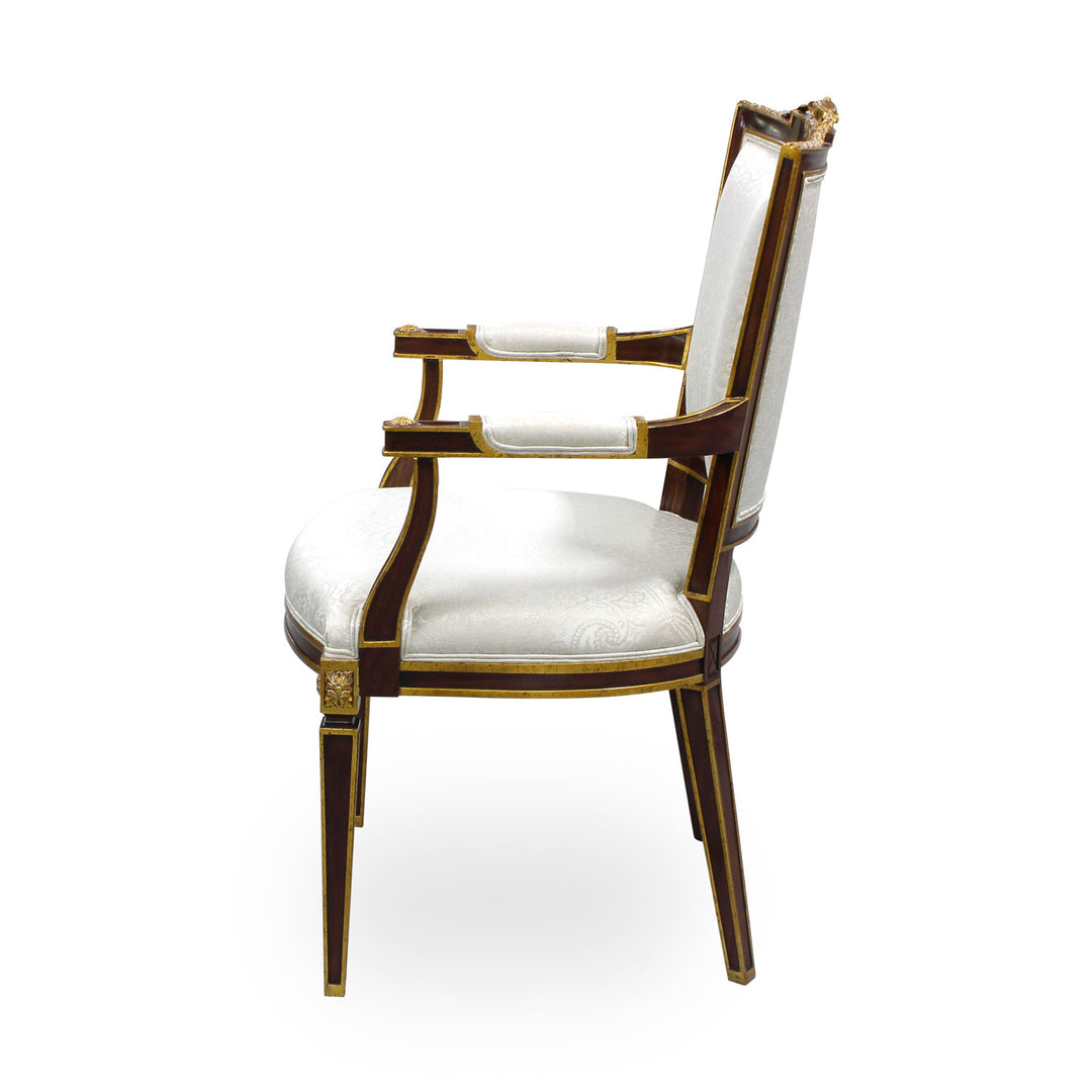 Carved Maitre Arm Chair | Jansen uk