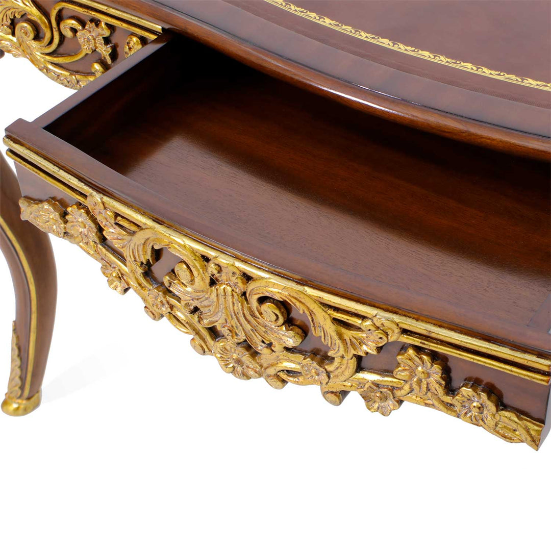 Desk Reno, Leather Top | Jansen uk