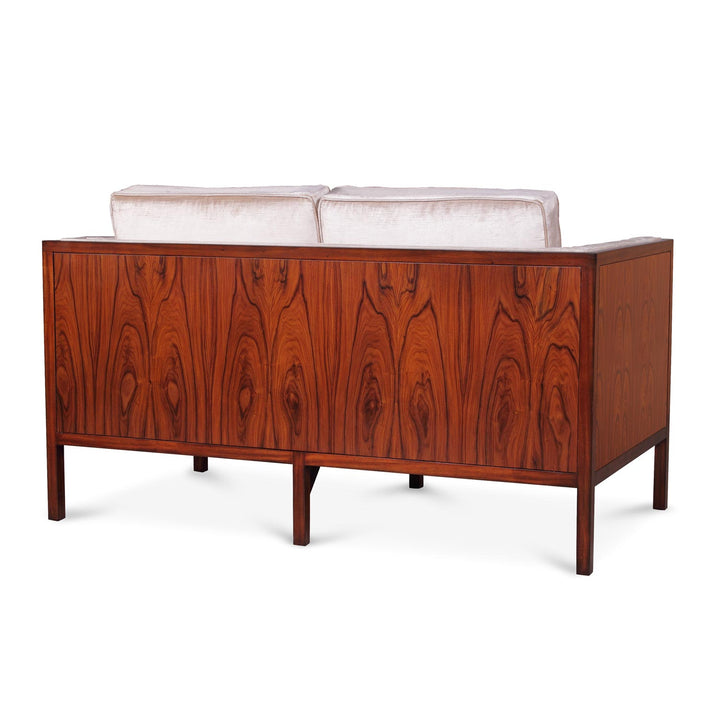 New Amsterdam Two Seater Sofa, Wooden Panel | Jansen uk