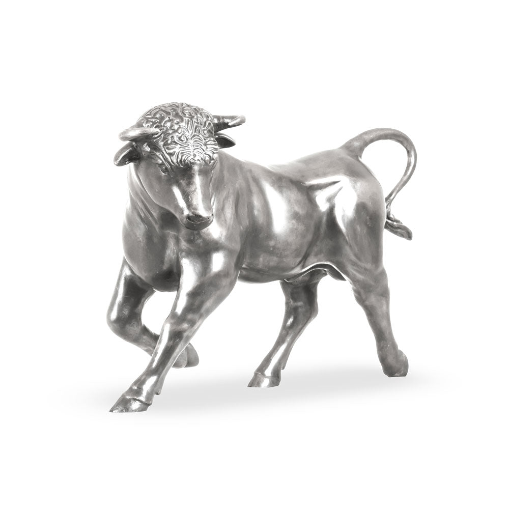 The Bull Statue in Silver | Jansen uk