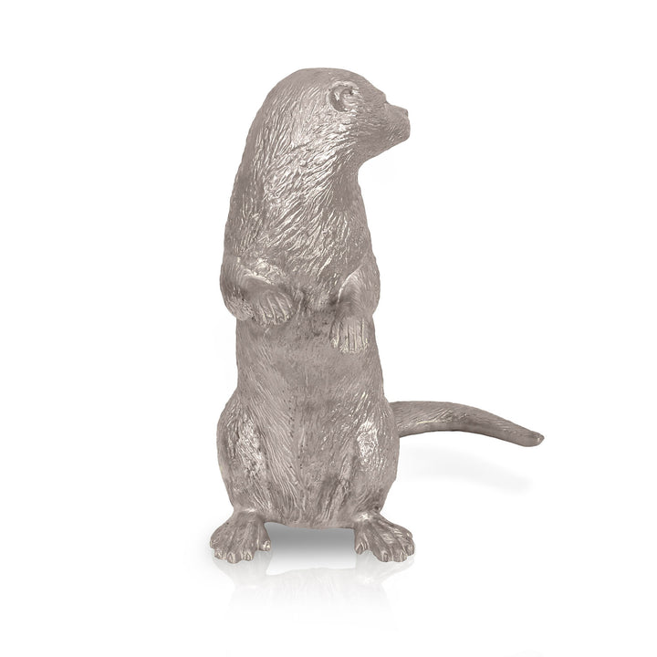 The Otter Statue in Silver | Jansen uk