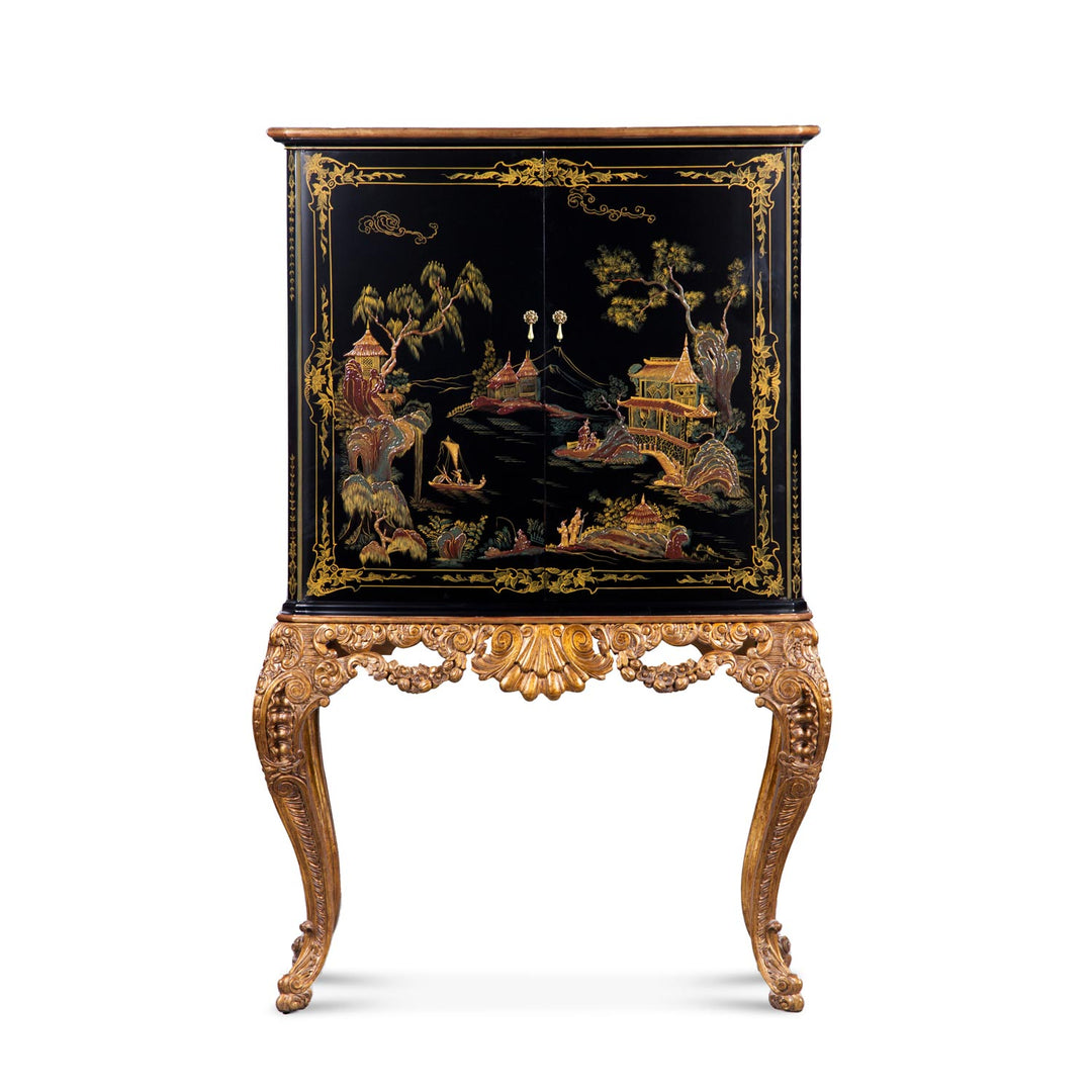 Carved Bar Chinoiserie, with Lighting | Jansen uk