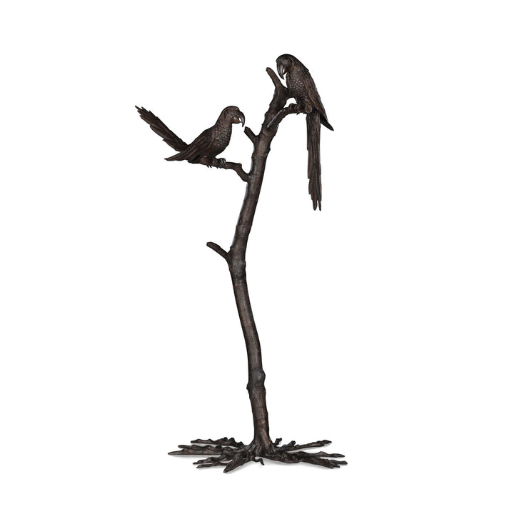 The Parrots on a Branch Statue in Antique | Jansen uk