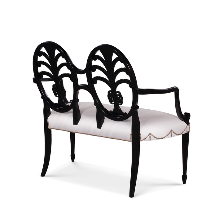 Two Seater Hepplewhite Oval Back | Jansen uk