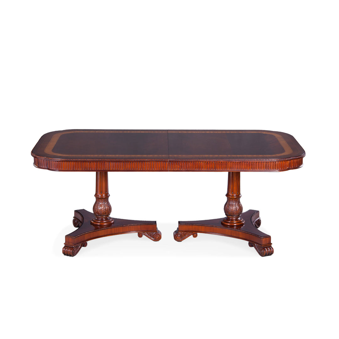 Dining Table Mullova - (212x115) Sliding Rails + Two Leaves of 50cm | Jansen uk