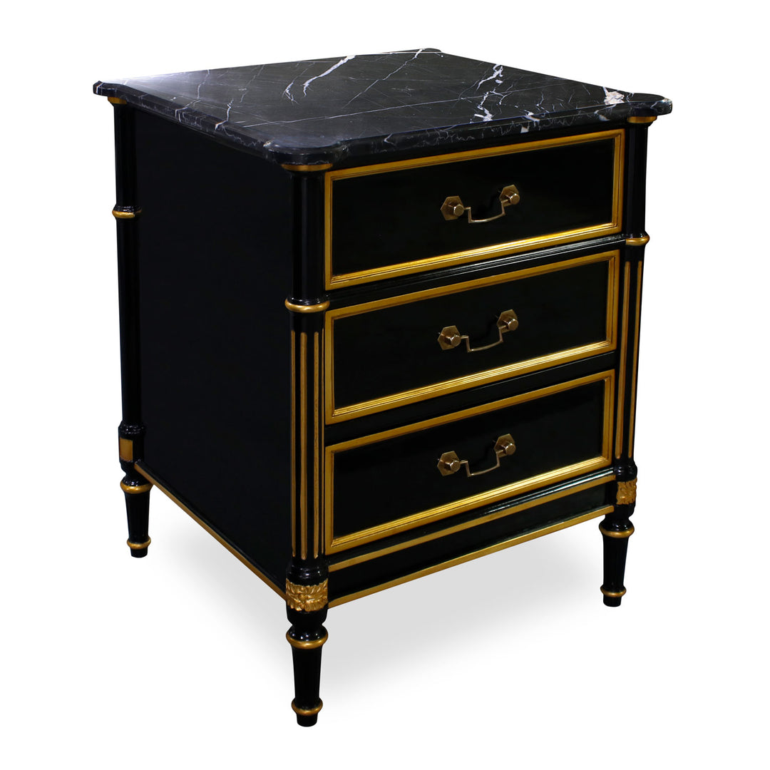 French Nightstand, Marble Top | Jansen uk
