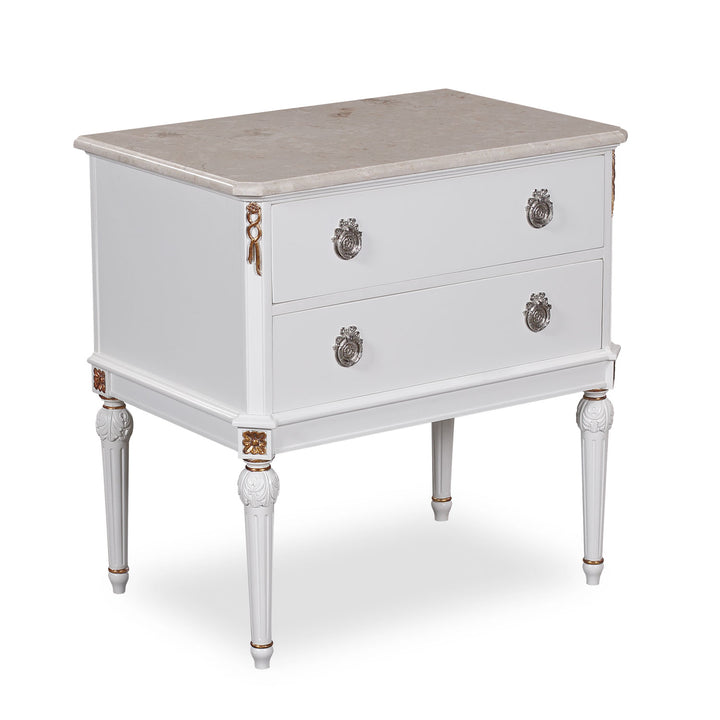 Nightstand Perugia, Marble Top | Jansen uk