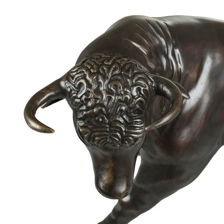 The Bull Statue in Antique | Jansen uk