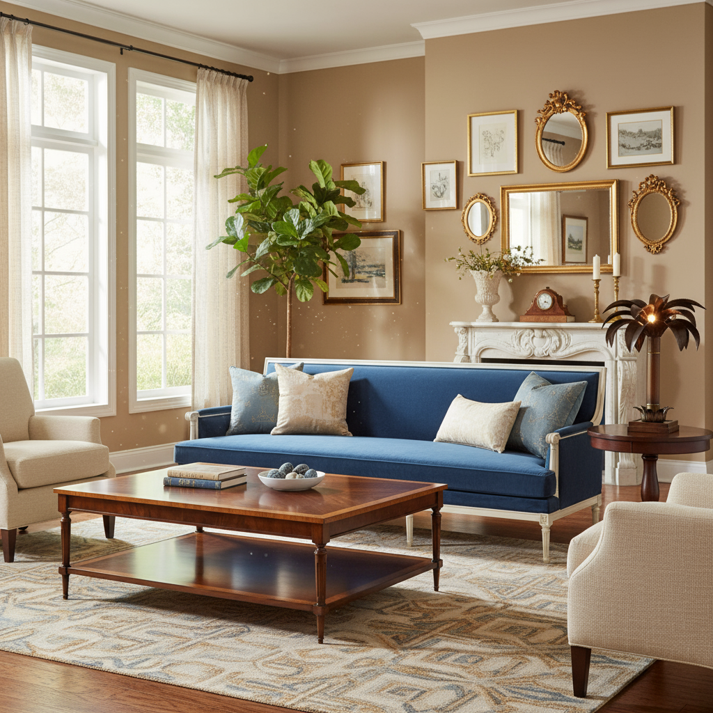 Living Room Lifestyle with Jansen Furniture